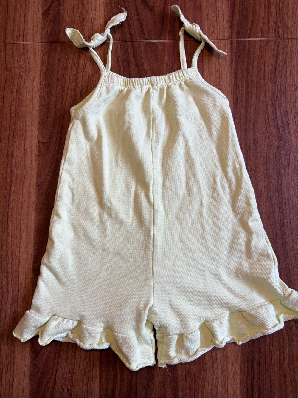 Zara 3-4Y Light Yellow Short Romper